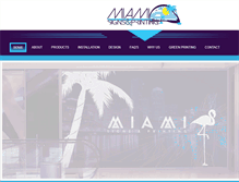 Tablet Screenshot of miamibannerprinting.com